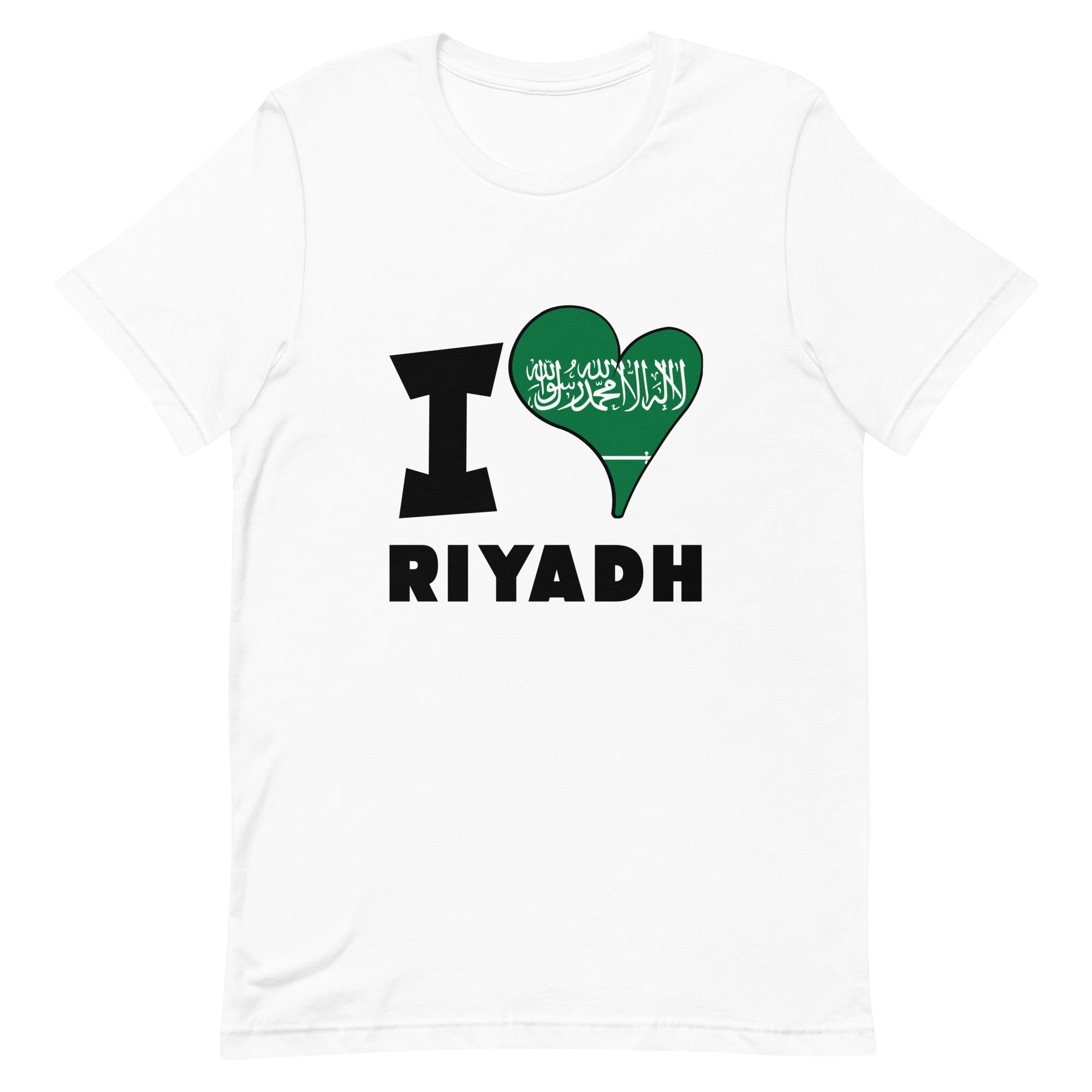 Unisex t-shirt - I Love Riyadh Flag