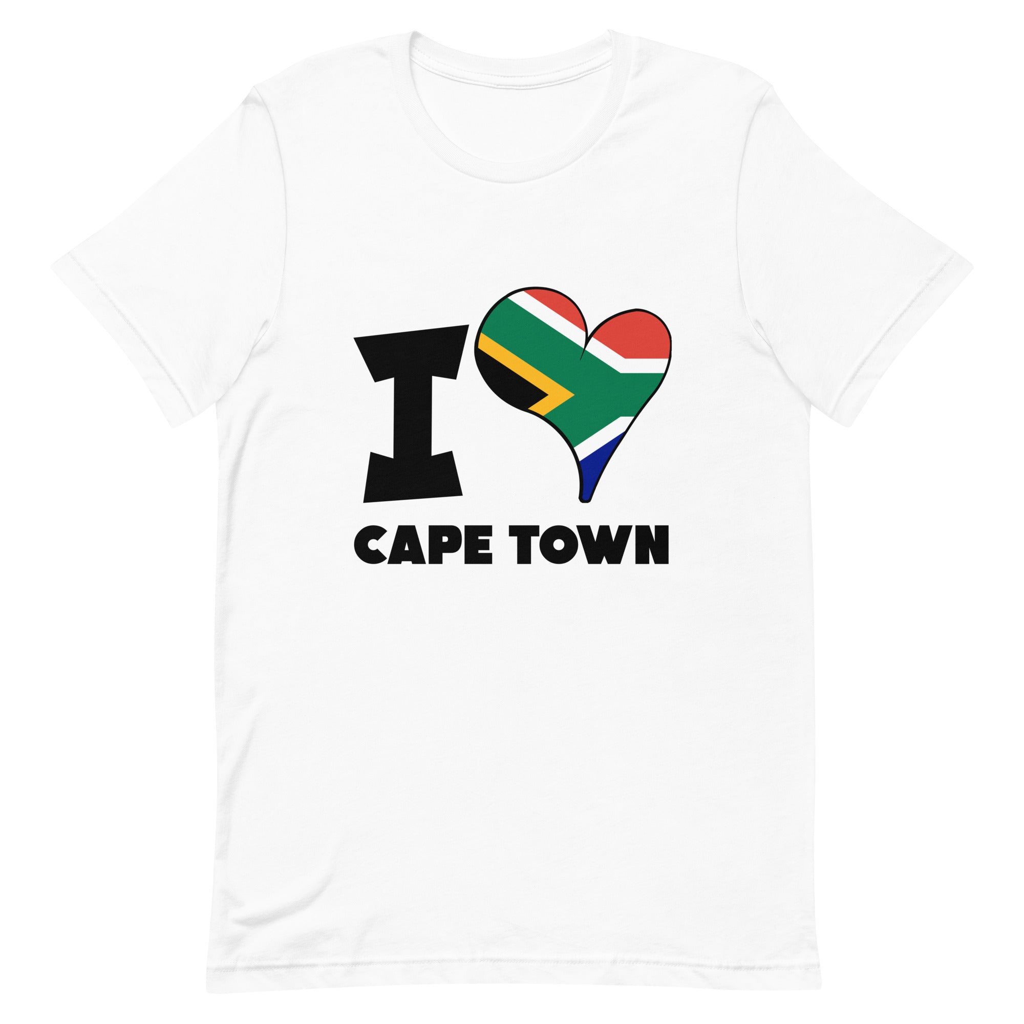 Unisex t-shirt - I Love Cape Town Flag