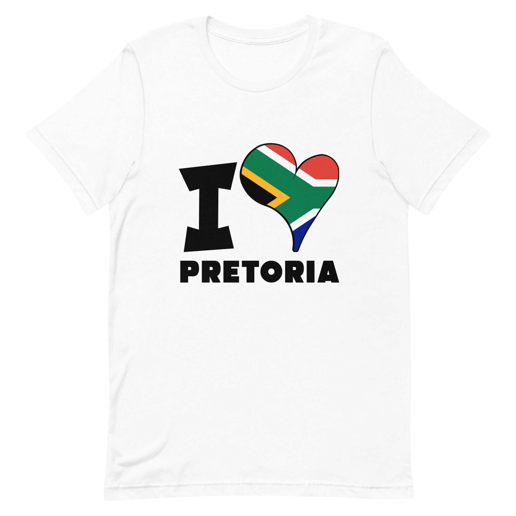 Unisex t-shirt - I Love Pretoria Flag