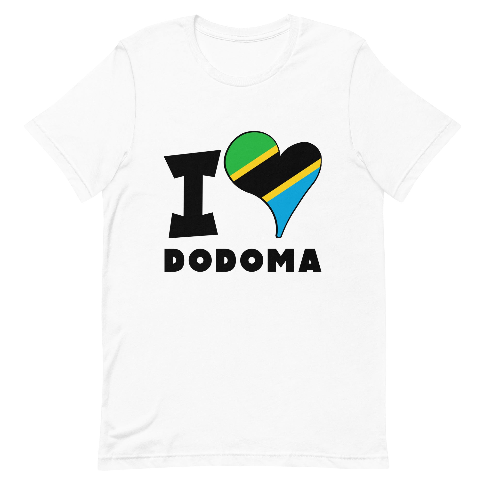 Unisex t-shirt - I Love Dodoma Flag