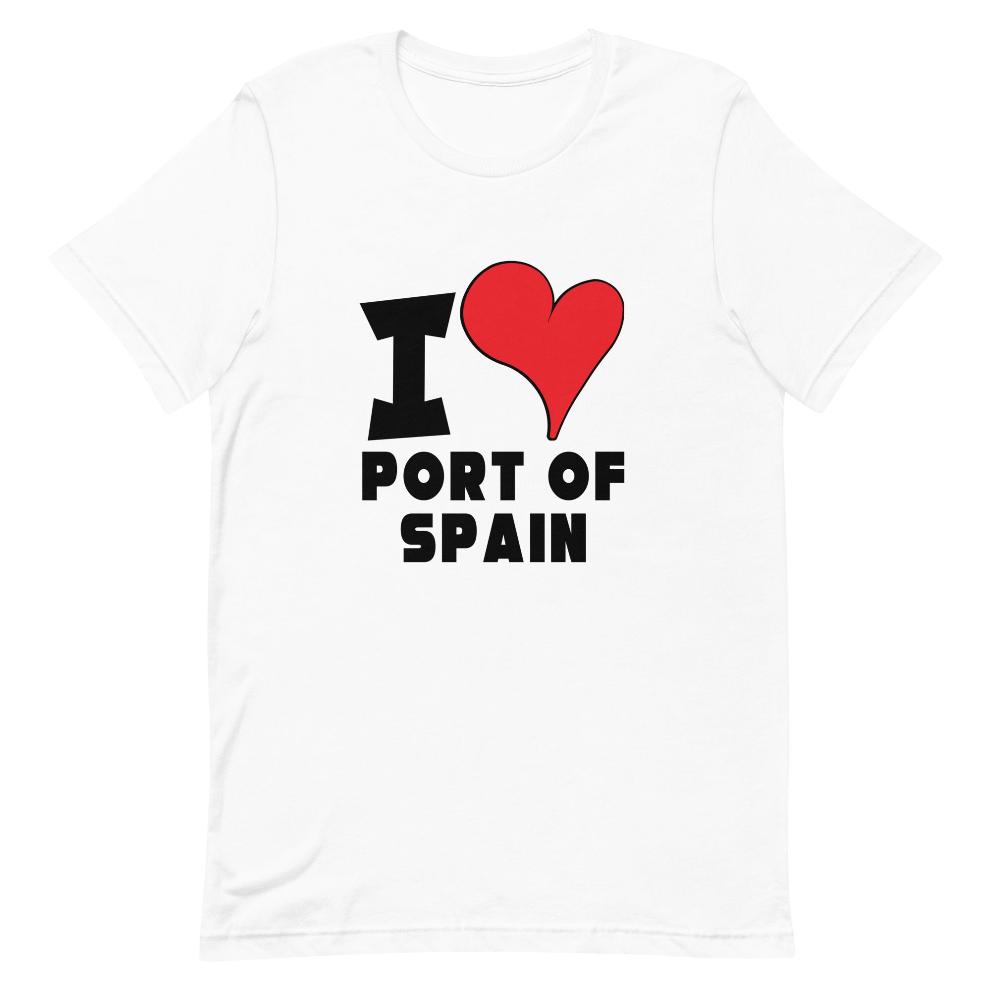 Unisex t-shirt - I Love Port of Spain Red