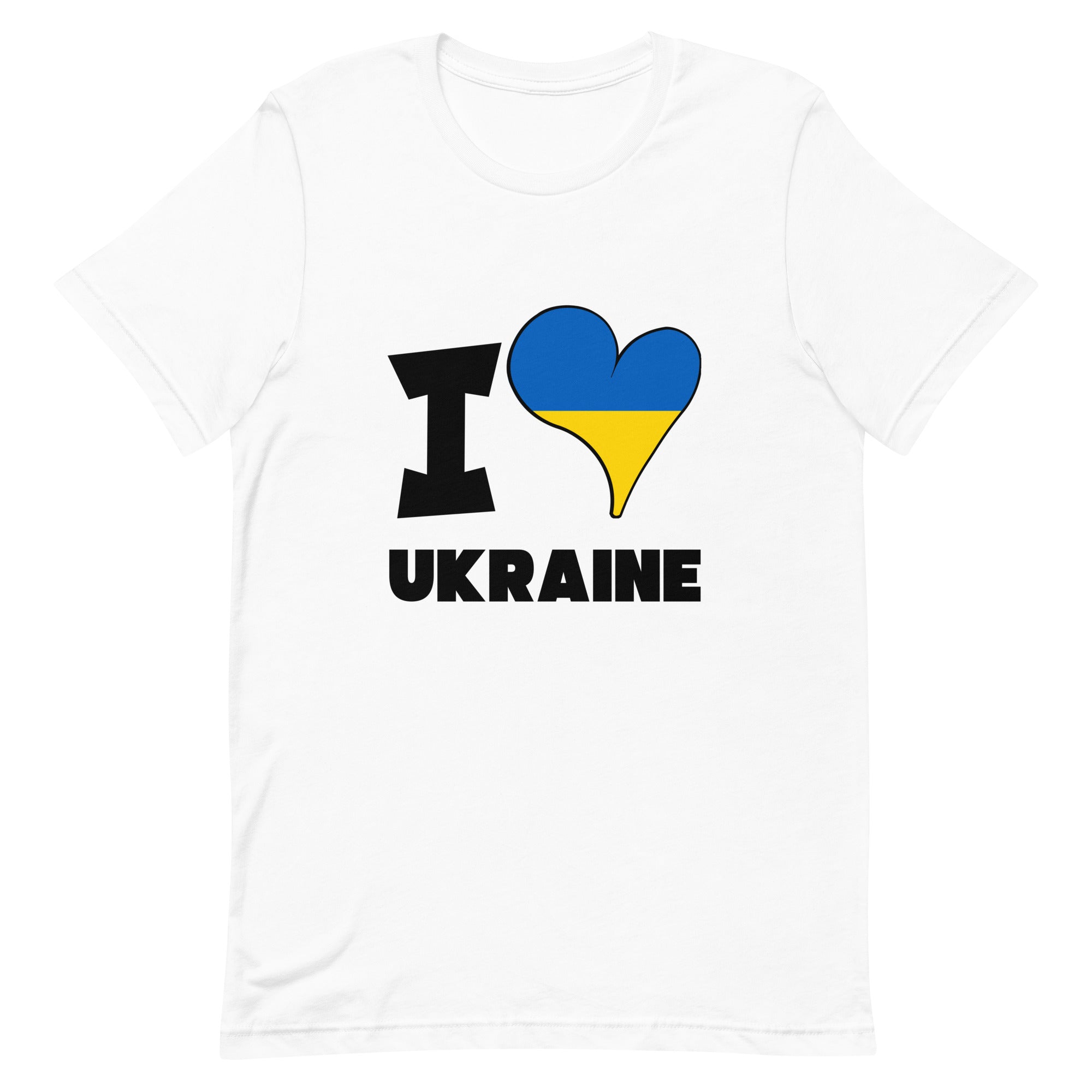 Unisex t-shirt - I Love Ukraine Flag