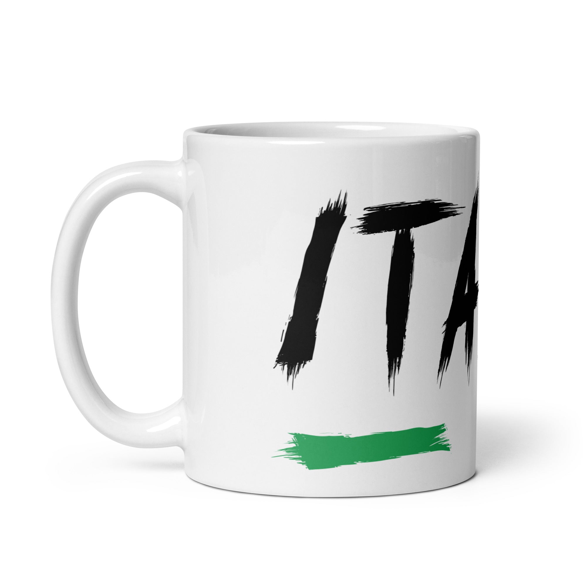 White glossy mug - Italia